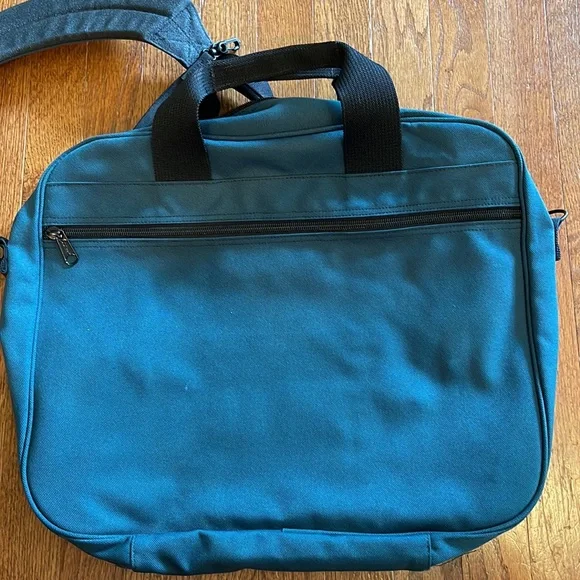 L. L. Bean Canvas Briefcase / Document Tote Shoulder Bag - Picture 3 of 5